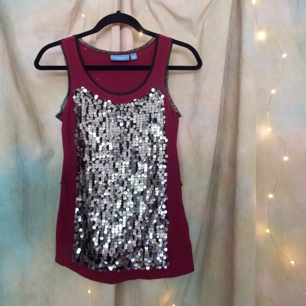 Simply Vera / sequin tank top